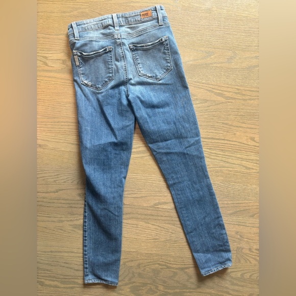 PAIGE Hoxton Ultra Skinny Blue Jeans Women’s size 25 - Picture 4 of 8